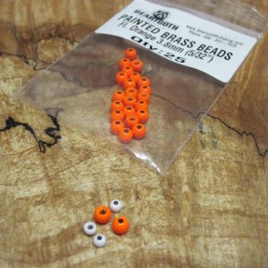 Painted Brass Beads 25Pk
